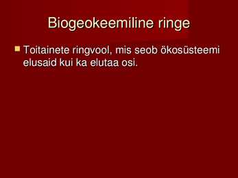 Maa süsteemide vahelised seosed #3