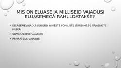 Minu valikud eluaseme hankimisel #2