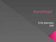 Kunstiliigid