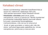 Kehalised võimed ja nende arendamine #2