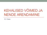 Kehalised võimed ja nende arendamine