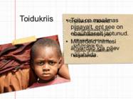 Globaliseeruv maailm-Toidukriis takistab arengut #2