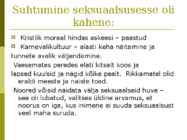 Inimeseõpetuse kursus-Perekonnaõpetus- #70