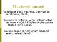 Inimeseõpetuse kursus-Perekonnaõpetus- #78