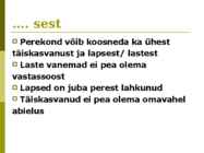 Inimeseõpetuse kursus-Perekonnaõpetus- #10