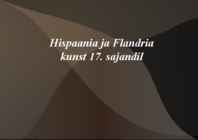 Hispaania ja Flandria kunst 17-sajandil