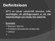 MTÜ maksustamine #2