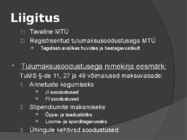 MTÜ maksustamine #3