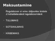 MTÜ maksustamine #4
