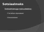 MTÜ maksustamine #6