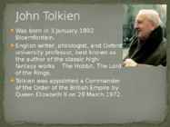 British Literature-John Tolkien #2