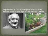 British Literature-John Tolkien #10