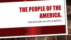 The people of the America