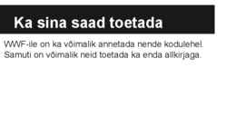 Maailma Looduse Fond - WWF #14