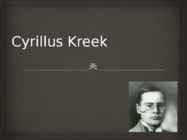 Cyrillus Kreek