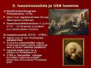 Ameerika Ühendriikide sünd #5