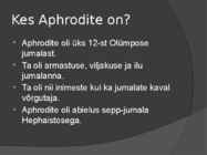 Aphrodite ehk Venus #2