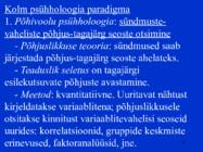 Sissejuhatus psüühikasse #15