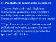 Sissejuhatus psüühikasse #21