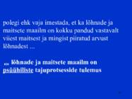 Sissejuhatus psüühikasse #90
