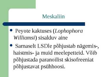 Psühhotroopsed ained-hallutsinogeenid #50