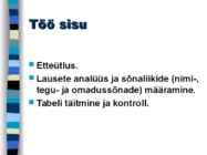 SÕNALIIGID #2
