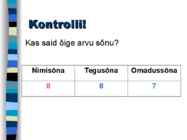 SÕNALIIGID #13