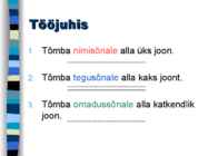 SÕNALIIGID #4