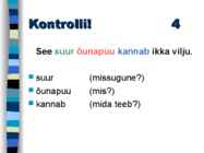 SÕNALIIGID #8