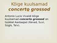 Concerto grosso #10