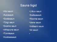 Saunad #2