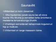 Saunad #8