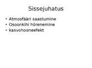 KESKKONNAPROBLEEMID #2