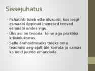 Tüüpilised vead esmaabis #2