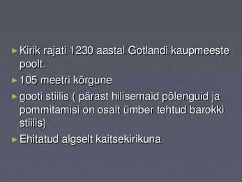 Gooti arhidektuur Tallinnas #11