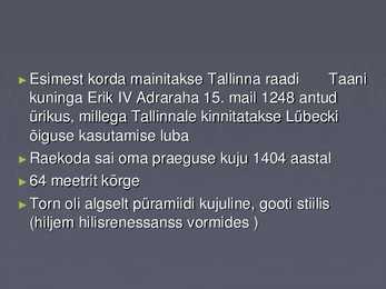 Gooti arhidektuur Tallinnas #14