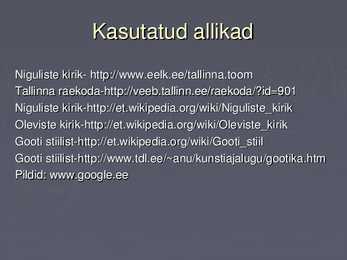 Gooti arhidektuur Tallinnas #19