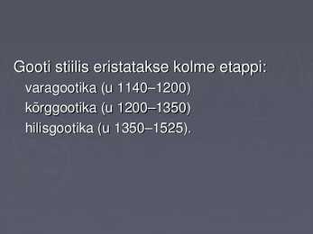 Gooti arhidektuur Tallinnas #3