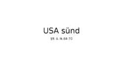 USA sünd