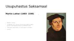 Usupuhastus ja reformatsioon #3