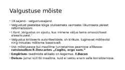 Valgustusajastu #2