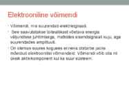 Elektrooniline võimendi #2