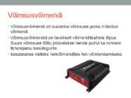 Elektrooniline võimendi #4