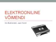 Elektrooniline võimendi