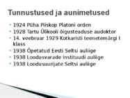 Konstantin Päts töö-Ajalugu #6