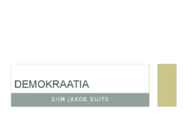 Demokraatia