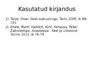 Eesti kirjakeele algusaeg 16-saj tõlkelistes usutekstides #6
