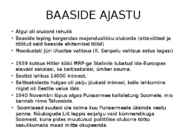 Baaside ajastu Eestis #6