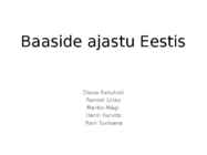 Baaside ajastu Eestis