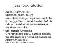 Progressiivne rock-jazz-rock jafusion #6